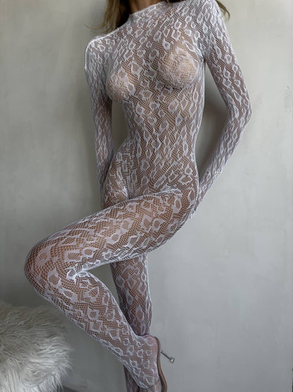 Blythe - Zmysłowe koronkowe bodystocking
