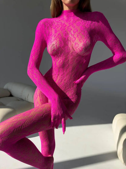 Blythe - Zmysłowe koronkowe bodystocking