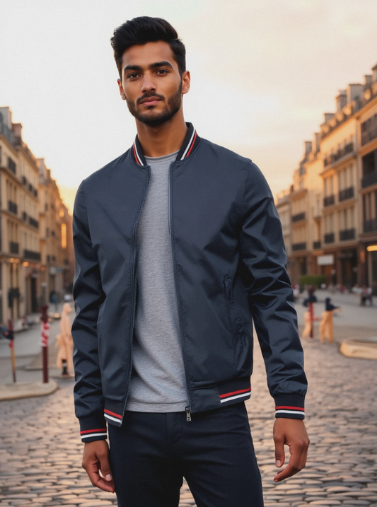 Blouson Bomber Classique – Essentiel