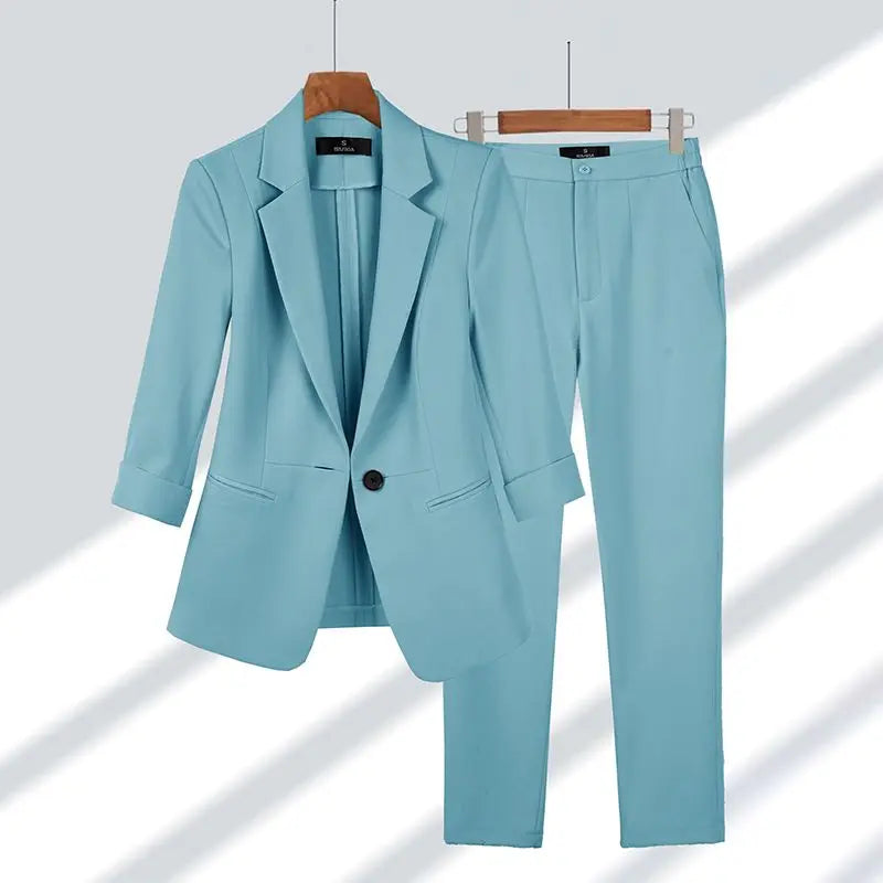 Belén™ | Conjunto de blazer y pantalón a juego