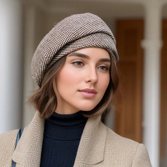 Bellora – Elegancki damski beret z miękkiego filcu