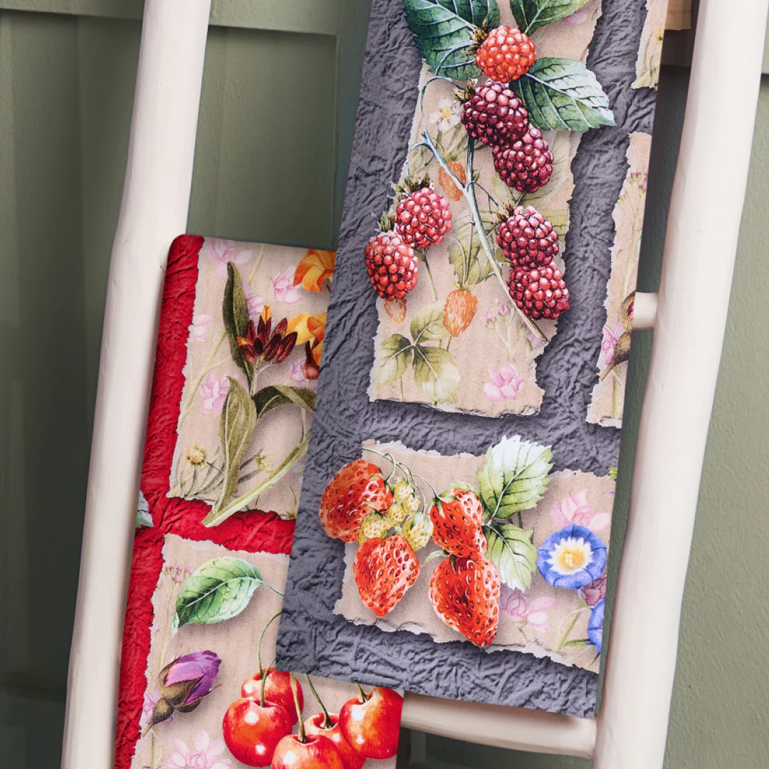 Set de 6 paños de cocina Turquesa